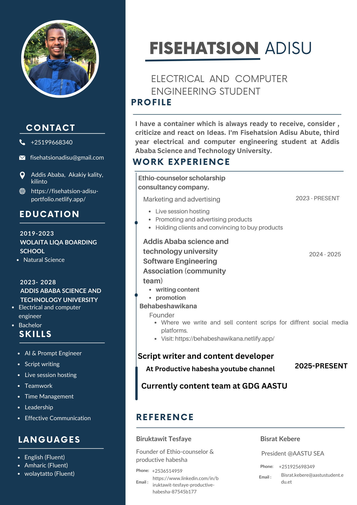 Resume Preview